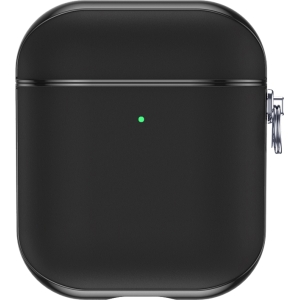 Valenta Leather Snap Case Apple Airpods Gen 1/2 Black