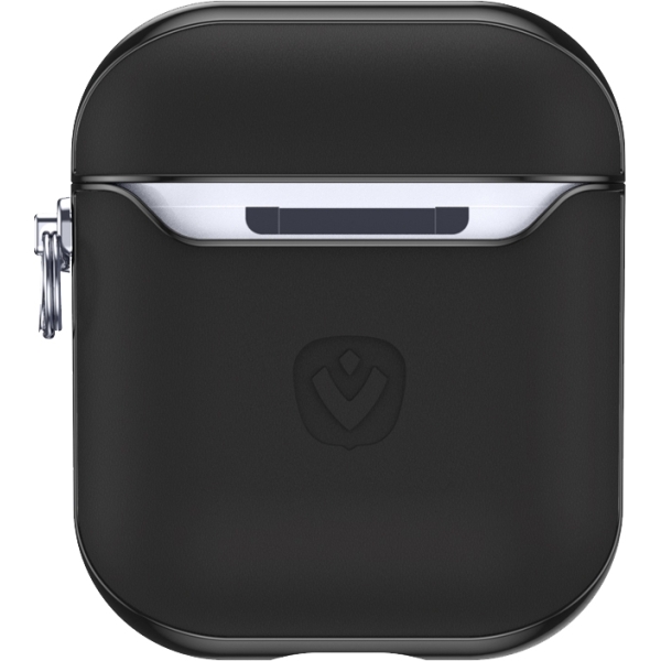 Valenta Leather Snap Case Apple Airpods Gen 1/2 Black - Afbeelding 2