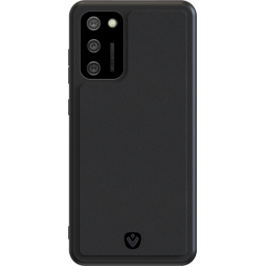 Valenta Leather Back Cover Snap Samsung Galaxy A02S Black