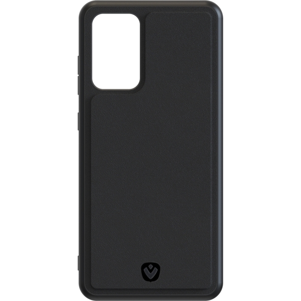 Valenta Leather Back Cover Snap Samsung Galaxy A02S Black - Afbeelding 3