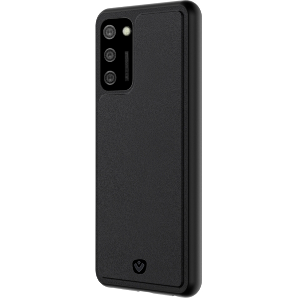 Valenta Leather Back Cover Snap Samsung Galaxy A02S Black - Afbeelding 5
