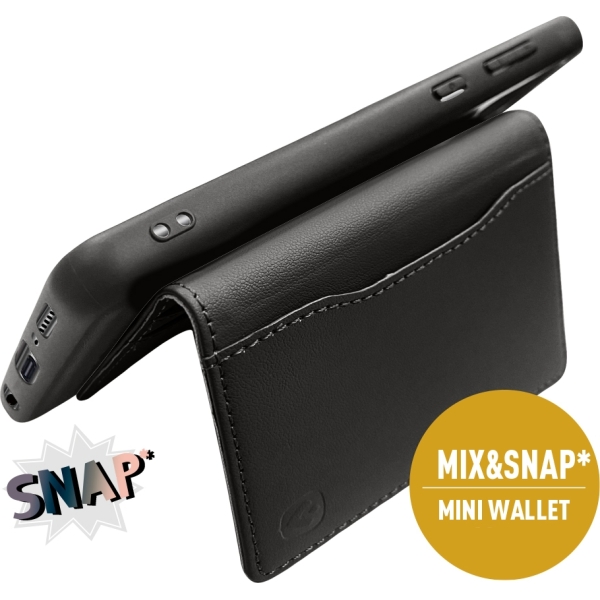 Valenta Leather Back Cover Snap Samsung Galaxy A42/A42 5G Black - Afbeelding 14