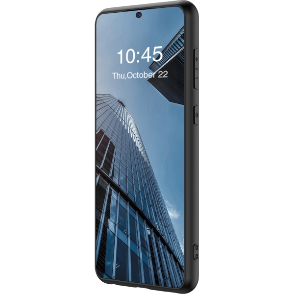Valenta Leather Back Cover Snap Samsung Galaxy A42/A42 5G Black - Afbeelding 6