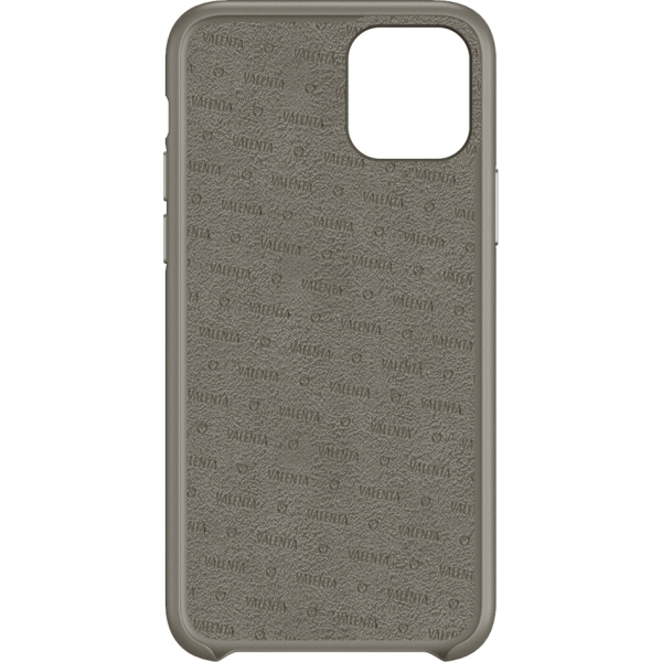 Valenta Leather Back Cover Snap Luxe Apple Iphone 11 Grey - Afbeelding 3