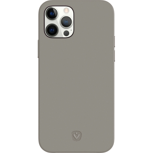 Valenta Leather Back Cover Snap Luxe Apple Iphone 12/12 Pro Grey