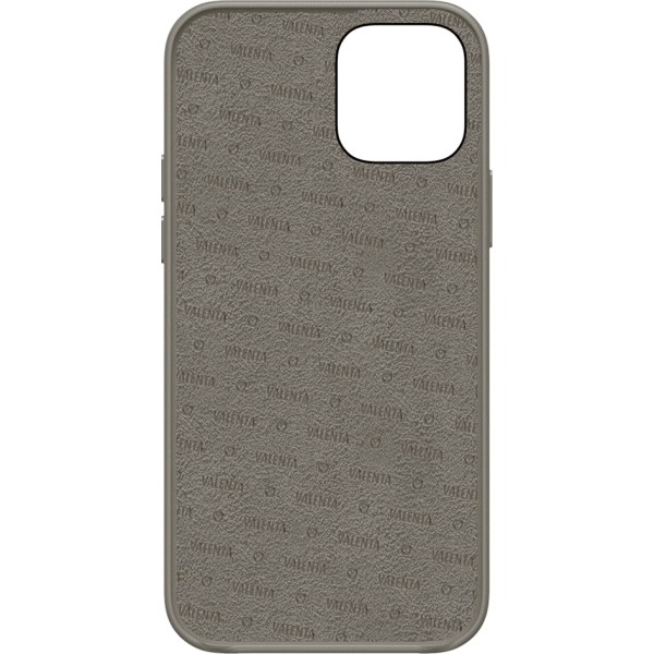 Valenta Leather Back Cover Snap Luxe Apple Iphone 12 Pro Max Grey - Afbeelding 3