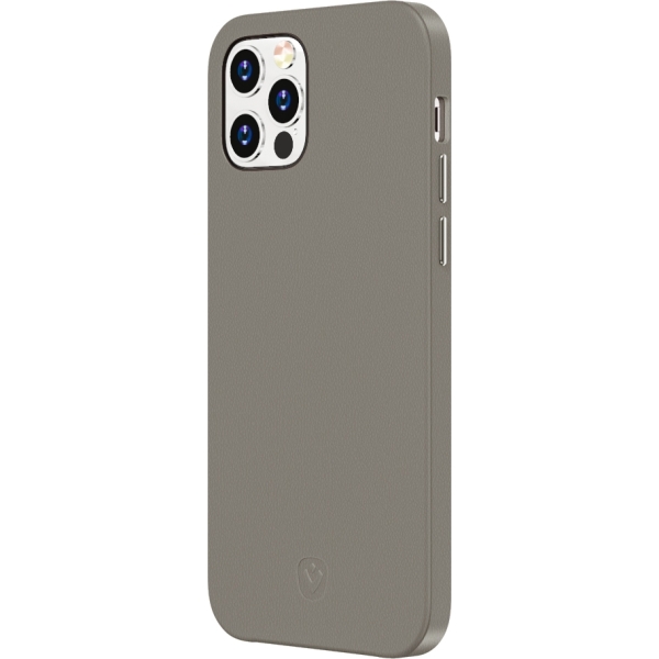 Valenta Leather Back Cover Snap Luxe Apple Iphone 12 Pro Max Grey - Afbeelding 4