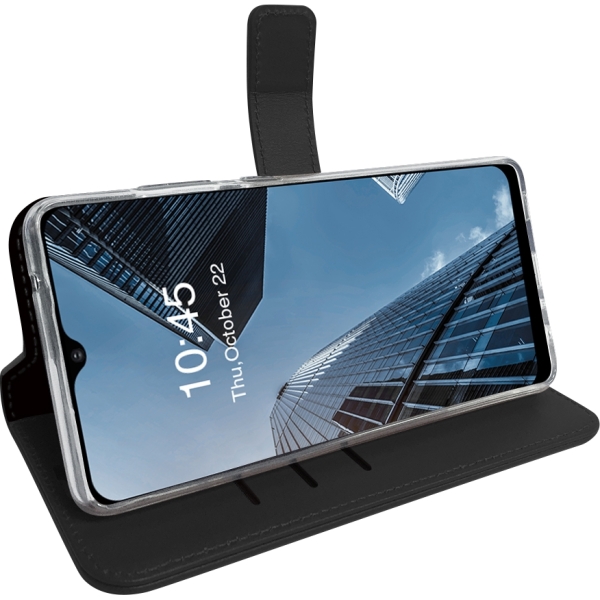 Valenta Book Case Gel Skin Samsung Galaxy A02S Black - Afbeelding 7