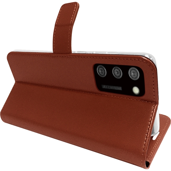 Valenta Book Case Gel Skin Samsung Galaxy A02S Brown - Afbeelding 6