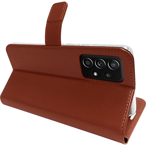 Valenta Book Case Gel Skin Samsung Galaxy A72 4G Brown - Afbeelding 6