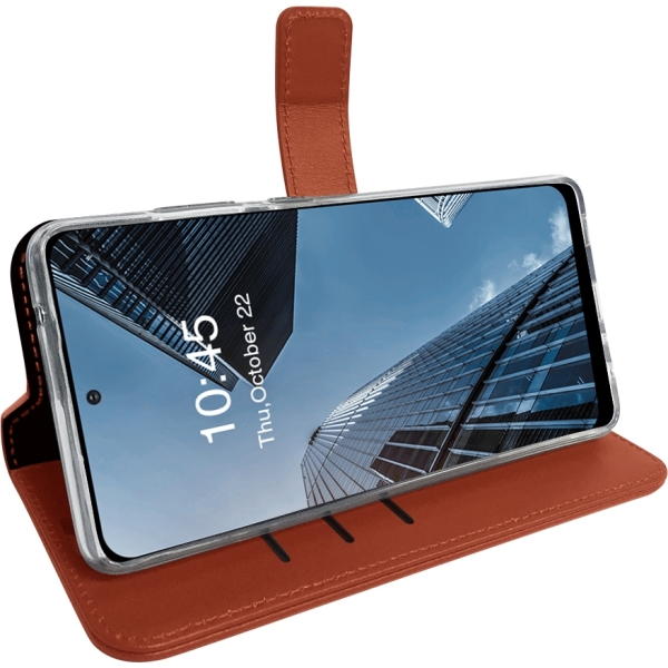 Valenta Book Case Gel Skin Samsung Galaxy A72 4G Brown - Afbeelding 7