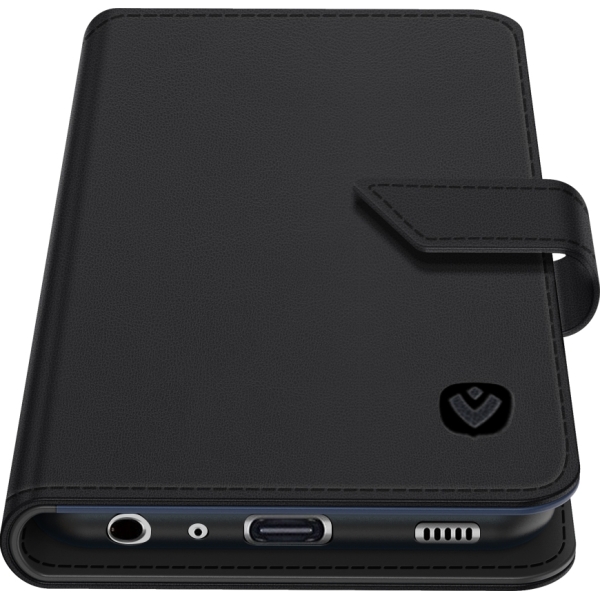 Valenta Leather Book Case Snap Universal Large Black - Afbeelding 10