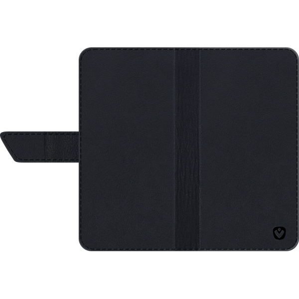 Valenta Leather Book Case Snap Universal Large Black - Afbeelding 9