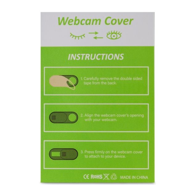 Xccess Selfie Camera Privacy Cover For Mobile Black (3-Pack) - Afbeelding 3