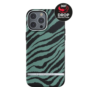 Richmond & Finch Freedom Series One-Piece Apple Iphone 13 Pro Max Emerald Zebra