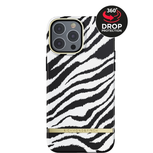 Richmond & Finch Freedom Series One-Piece Apple Iphone 13 Pro Max Zebra