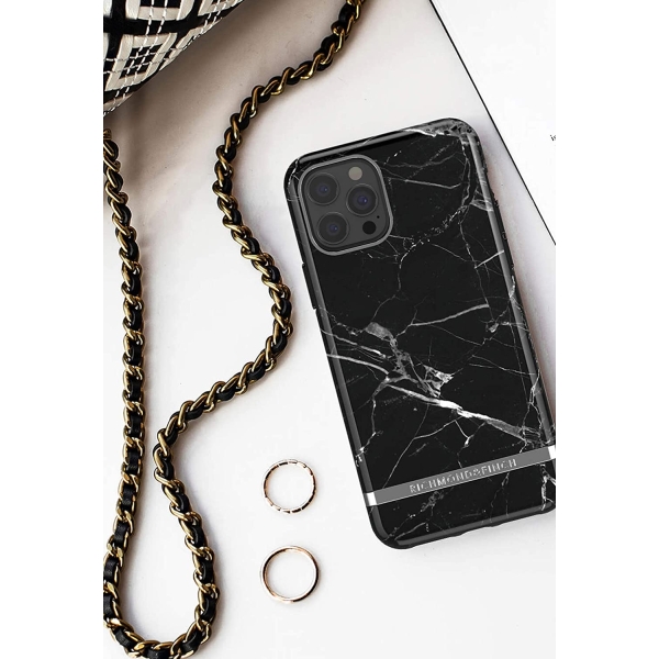 Richmond & Finch Freedom Series One-Piece Apple Iphone 13 Pro Black Marble - Afbeelding 10