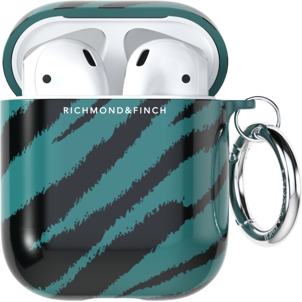 Richmond & Finch Freedom Series Apple Airpod Emerald Zebra - Afbeelding 6