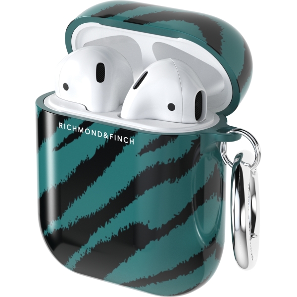 Richmond & Finch Freedom Series Apple Airpod Emerald Zebra - Afbeelding 8