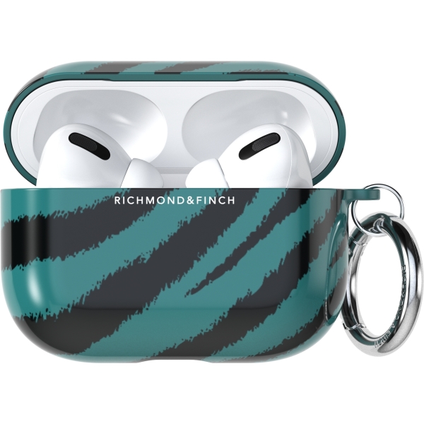 Richmond & Finch Freedom Series Apple Airpod Pro Emerald Zebra - Afbeelding 6