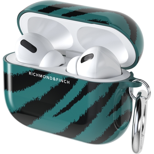 Richmond & Finch Freedom Series Apple Airpod Pro Emerald Zebra - Afbeelding 8