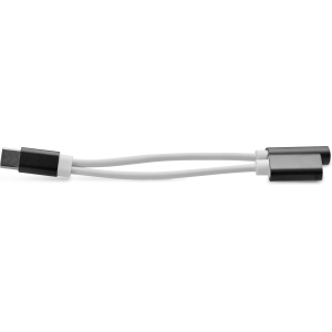 Xccess Usb-C Splitter With 3.5Mm Jack White/Black