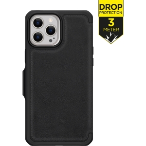 Itskins Level 2 Hybridfolio Leather For Apple Iphone 13 Pro Pure Black