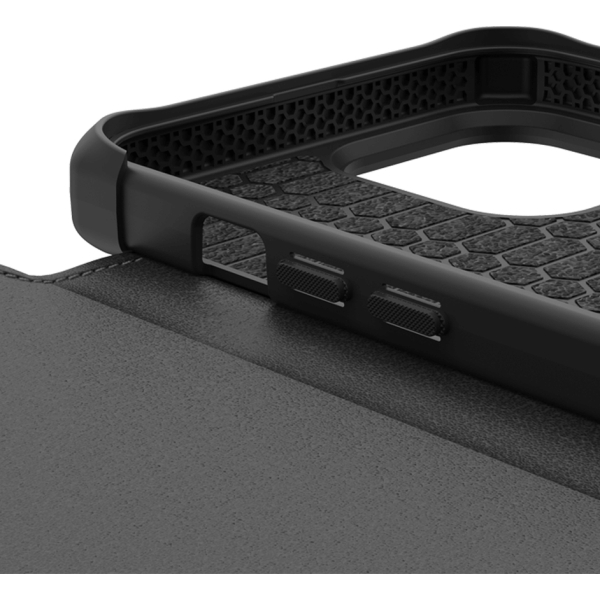 Itskins Level 2 Hybridfolio Leather For Apple Iphone 13 Pro Pure Black - Afbeelding 6