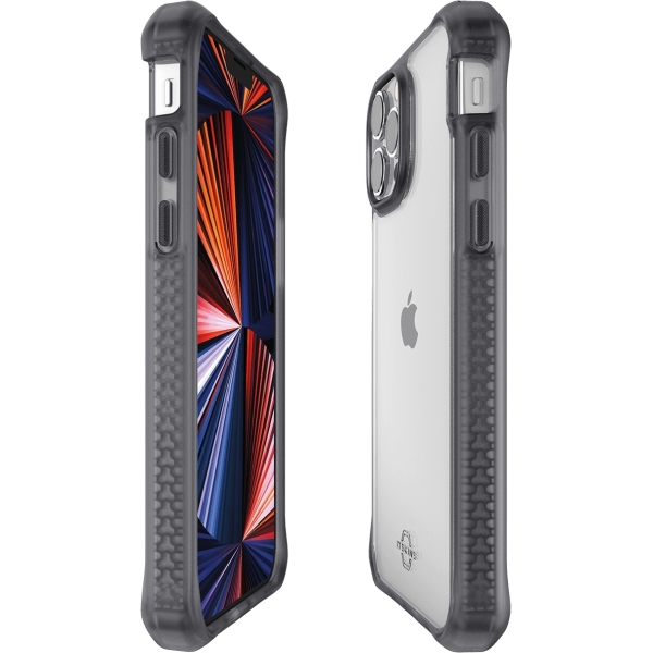 Itskins Level 2 Hybridfrost For Apple Iphone 13 Pro Max Transparent Black - Afbeelding 6