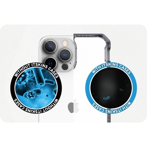 Itskins Level 2 Hybridfrost For Apple Iphone 13 Pro Max Transparent Black - Afbeelding 9
