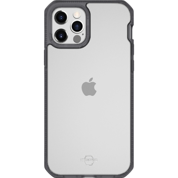 Itskins Level 2 Hybridfrost For Apple Iphone 12 Pro Max Transparent Black - Afbeelding 2