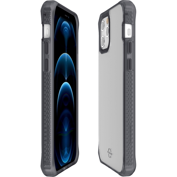 Itskins Level 2 Hybridfrost For Apple Iphone 12 Pro Max Transparent Black - Afbeelding 7