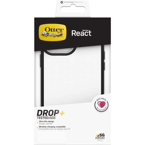 Otterbox React Series Apple Iphone 13 Pro Max Clear/Black - Afbeelding 7