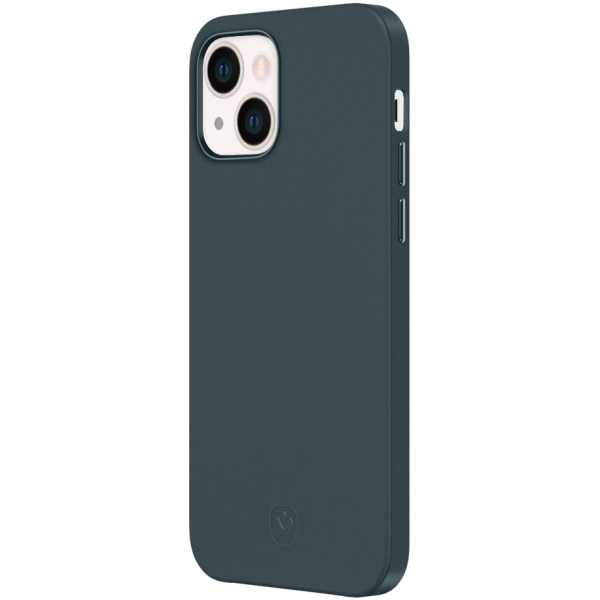 Valenta Leather Back Cover Snap Luxe Apple Iphone 13 Mini Blue - Afbeelding 4