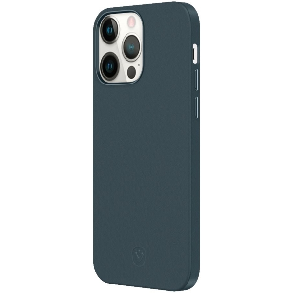 Valenta Leather Back Cover Snap Luxe Apple Iphone 13 Pro Max Blue - Afbeelding 4