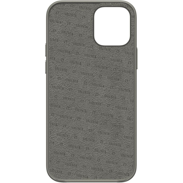 Valenta Leather Back Cover Snap Luxe Apple Iphone 13 Grey - Afbeelding 3