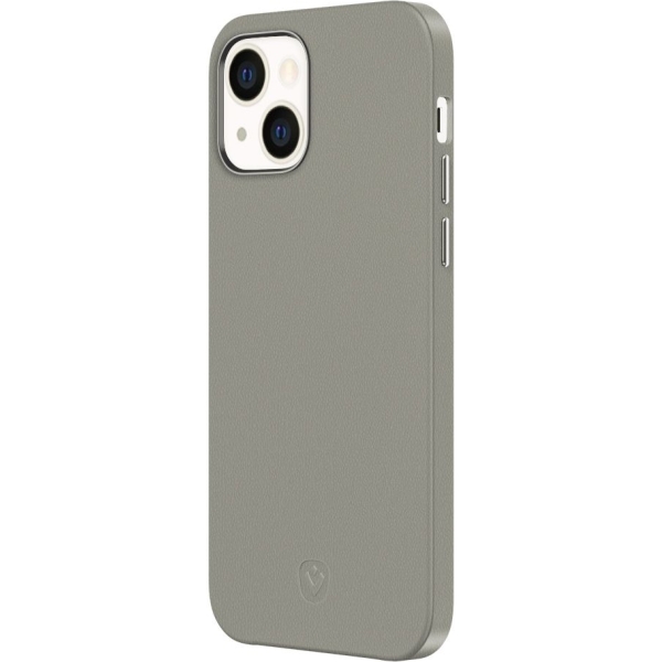 Valenta Leather Back Cover Snap Luxe Apple Iphone 13 Grey - Afbeelding 4