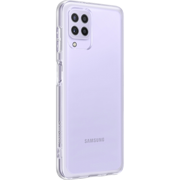 Samsung Ef-Qa225Ttegeu Samsung Soft Clear Cover Galaxy A22 4G Transparent - Afbeelding 5