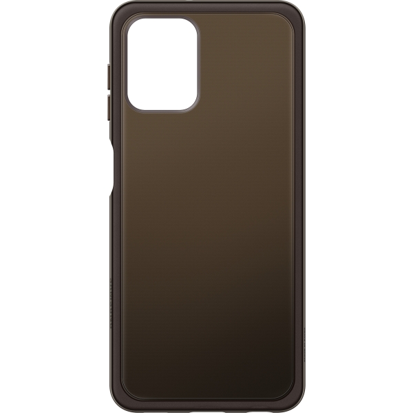 Samsung Ef-Qa225Tbegeu Samsung Soft Clear Cover Galaxy A22 4G Black - Afbeelding 2