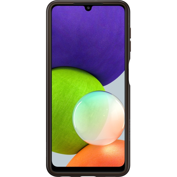 Samsung Ef-Qa225Tbegeu Samsung Soft Clear Cover Galaxy A22 4G Black - Afbeelding 3