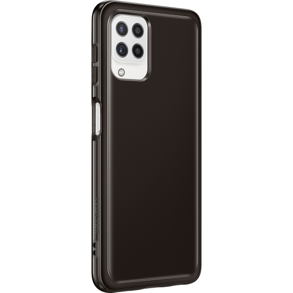 Samsung Ef-Qa225Tbegeu Samsung Soft Clear Cover Galaxy A22 4G Black - Afbeelding 5