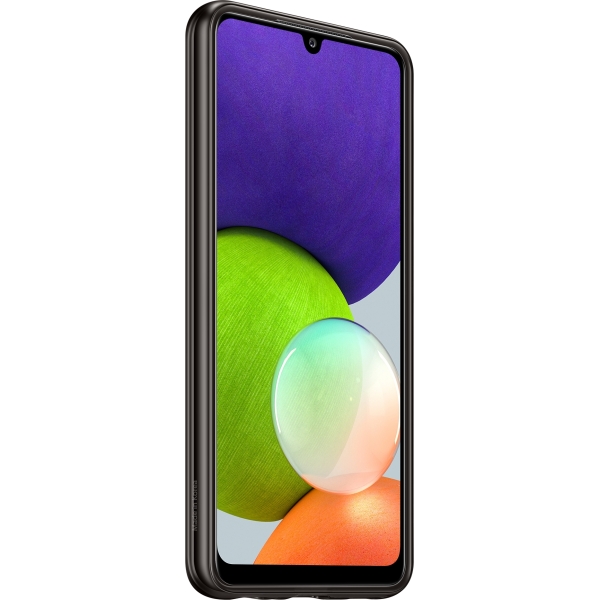 Samsung Ef-Qa225Tbegeu Samsung Soft Clear Cover Galaxy A22 4G Black - Afbeelding 6