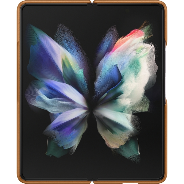 Samsung Ef-Vf926Laegww Samsung Leather Cover Galaxy Z Fold3 Camel - Afbeelding 3