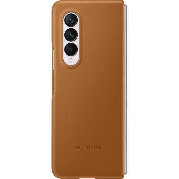 Samsung Ef-Vf926Laegww Samsung Leather Cover Galaxy Z Fold3 Camel - Afbeelding 5