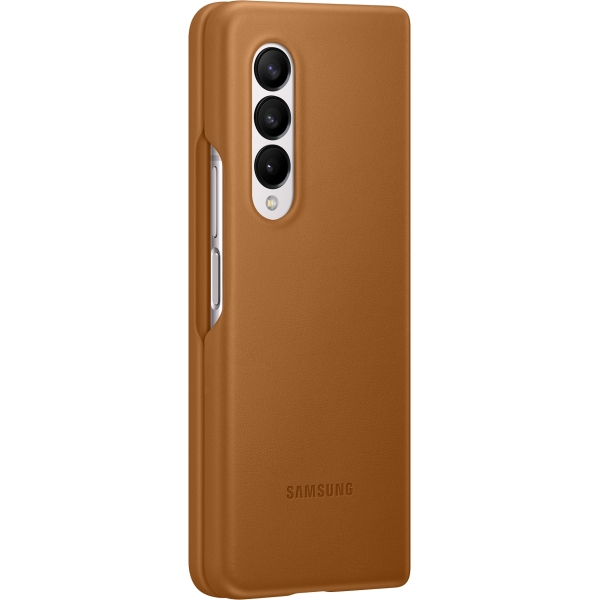 Samsung Ef-Vf926Laegww Samsung Leather Cover Galaxy Z Fold3 Camel - Afbeelding 6