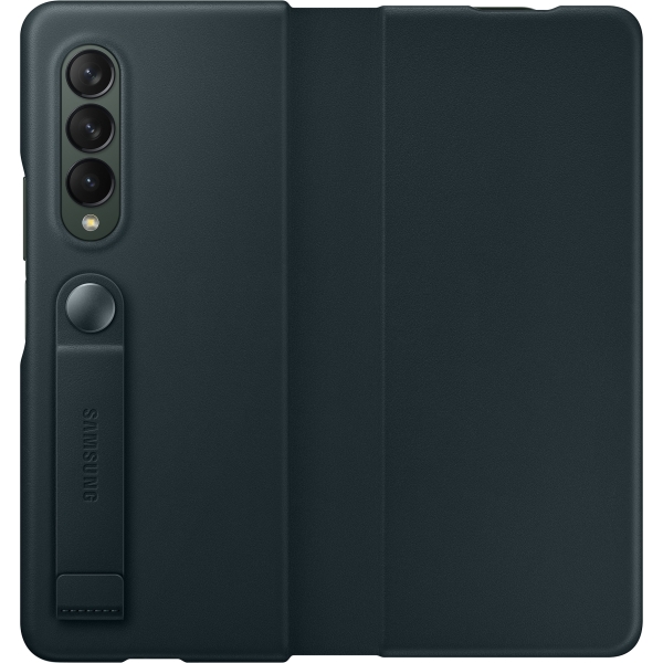 Samsung Ef-Ff926Lgegww Samsung Leather Flip Cover Galaxy Z Fold3 Green - Afbeelding 3