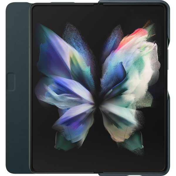 Samsung Ef-Ff926Lgegww Samsung Leather Flip Cover Galaxy Z Fold3 Green - Afbeelding 4