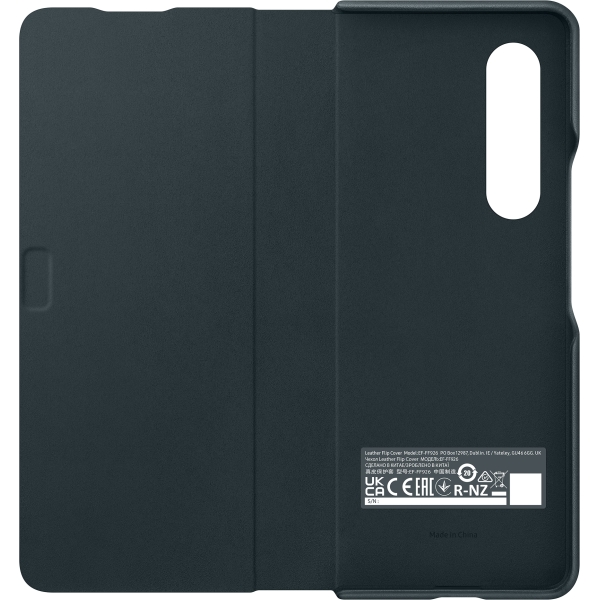 Samsung Ef-Ff926Lgegww Samsung Leather Flip Cover Galaxy Z Fold3 Green - Afbeelding 5