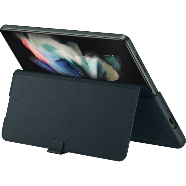 Samsung Ef-Ff926Lgegww Samsung Leather Flip Cover Galaxy Z Fold3 Green - Afbeelding 8