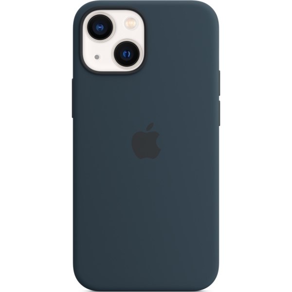 Apple Mm213Zm/A Apple Silicone Case With Magsafe Iphone 13 Mini Abyss Blue